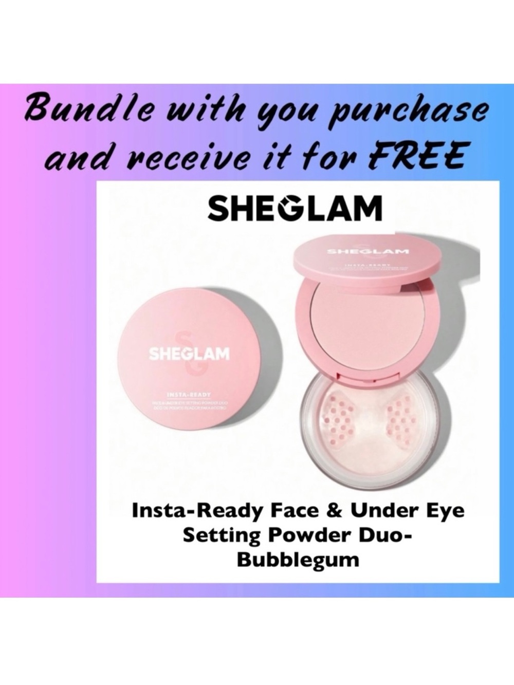 SHEGLAM Setting Powder Face & Under Eye